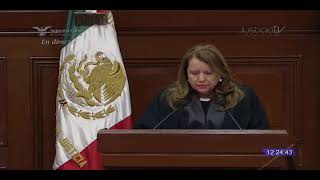 SCJN Sesión Solemne 04 Enero 2022 - Bienvenida a la Ministra Loretta Ortiz Ahlf (2021-2036)