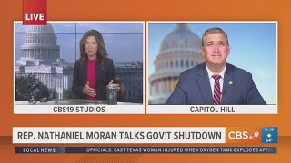 Rep. Nathaniel Moran talks about government shutdown
