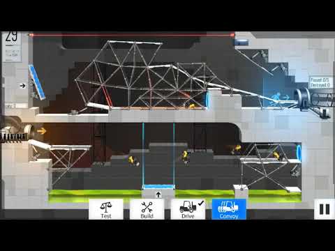 Bridge Constructor Portal Level 29 Walkthrough