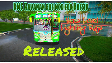 New KMS Ravanan bus mod for bus simulator Indonesia