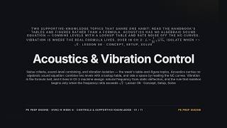 Acoustics & Vibration Control — PE Mechanical HVAC & Refrigeration Week 6 (Lesson 06 of 11) screenshot 2