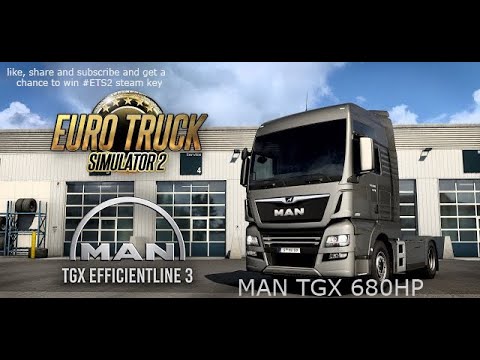 Euro Truck Simulator 2 - MAN TGX 680HP | Vive Le France #ETS2