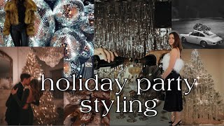 holiday party styling/outfit ideas