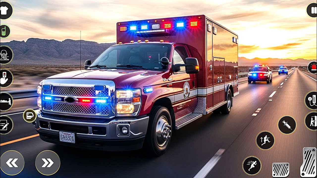 Doctor Ambulance Rescue Sim 3D - Acual Gameplay - Android Gaming