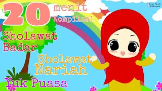Download lagu Lagu Anak Islami - Kompilasi 20 Menit Shalawat Badar - Shalawat Nariah -  Yuk Berpuasa