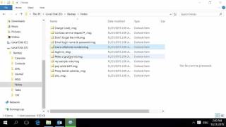 Export Outlook Notes to .MSG Files