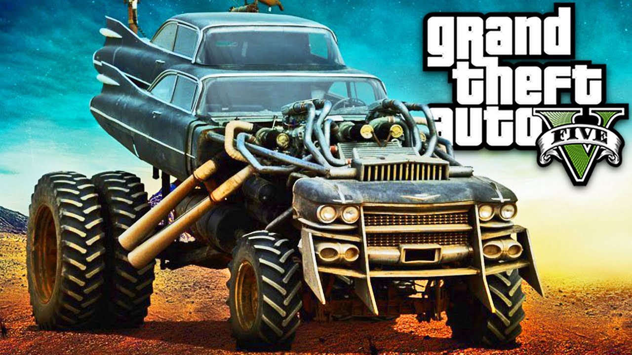 GTA V CARRO De DESTRUI O MAD MAX YouTube 