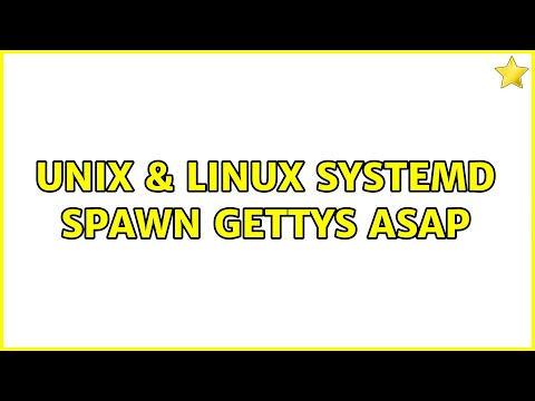 Unix & Linux: systemd: spawn gettys ASAP