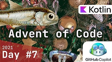 Advent of Code 2021 - Day #7 (Kotlin + GitHub Codepilot) - Crab submarines