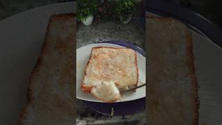 🍌 2 Minute Banana Milk Toast | Healthy & Tasty Breakfast 😋#shorts #viral #food 🍞✨