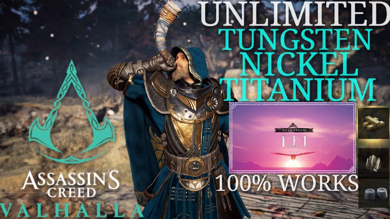 Assassins Creed Valhalla Unlimited Tungsten Nickel Titanium After
