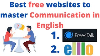 Take your Spoken English and communication to Next Level with Free4talk.com and Elllo.org screenshot 2