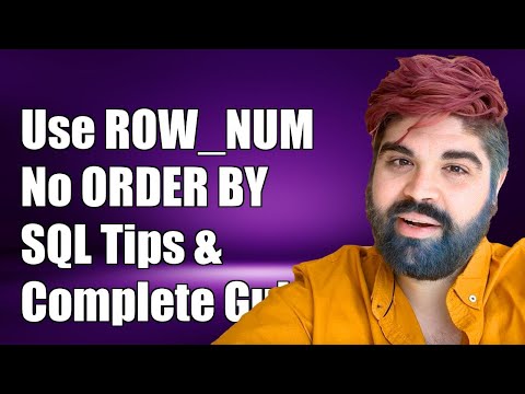 How to Use ROW_NUMBER Without ORDER BY in SQL: A Complete Guide