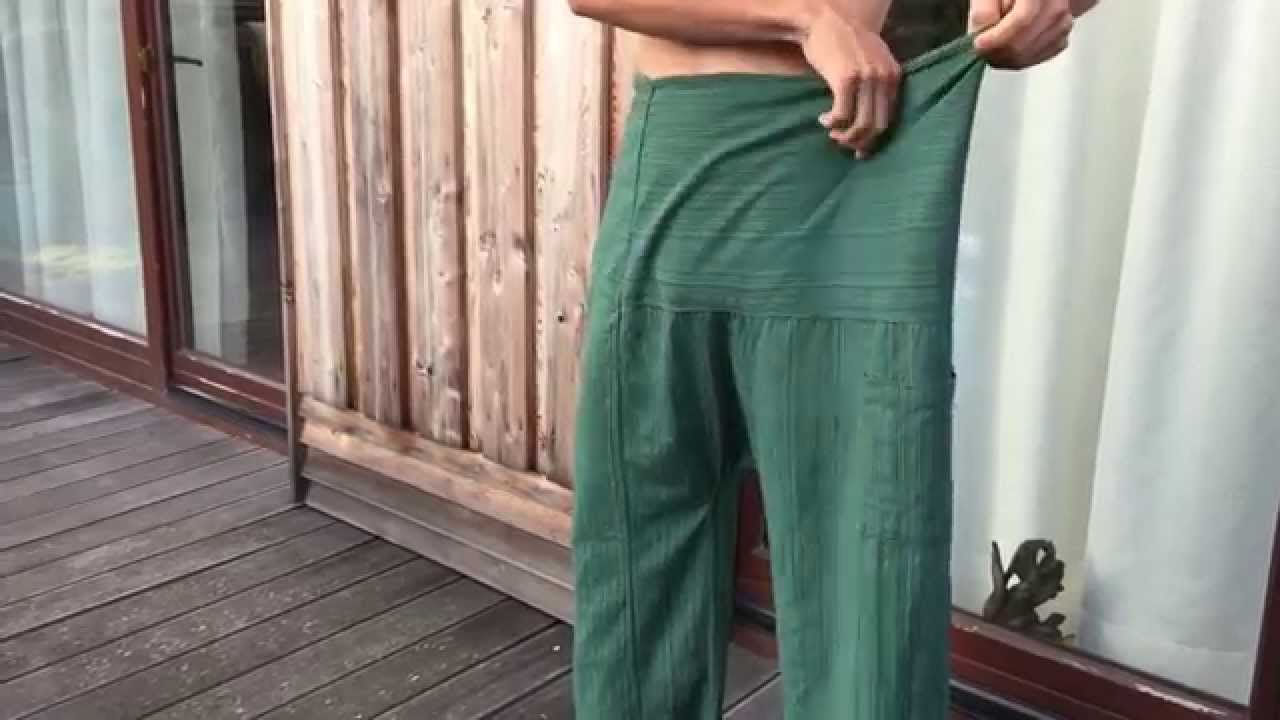 How to Tie - Thai Fisherman Wrap Pants 