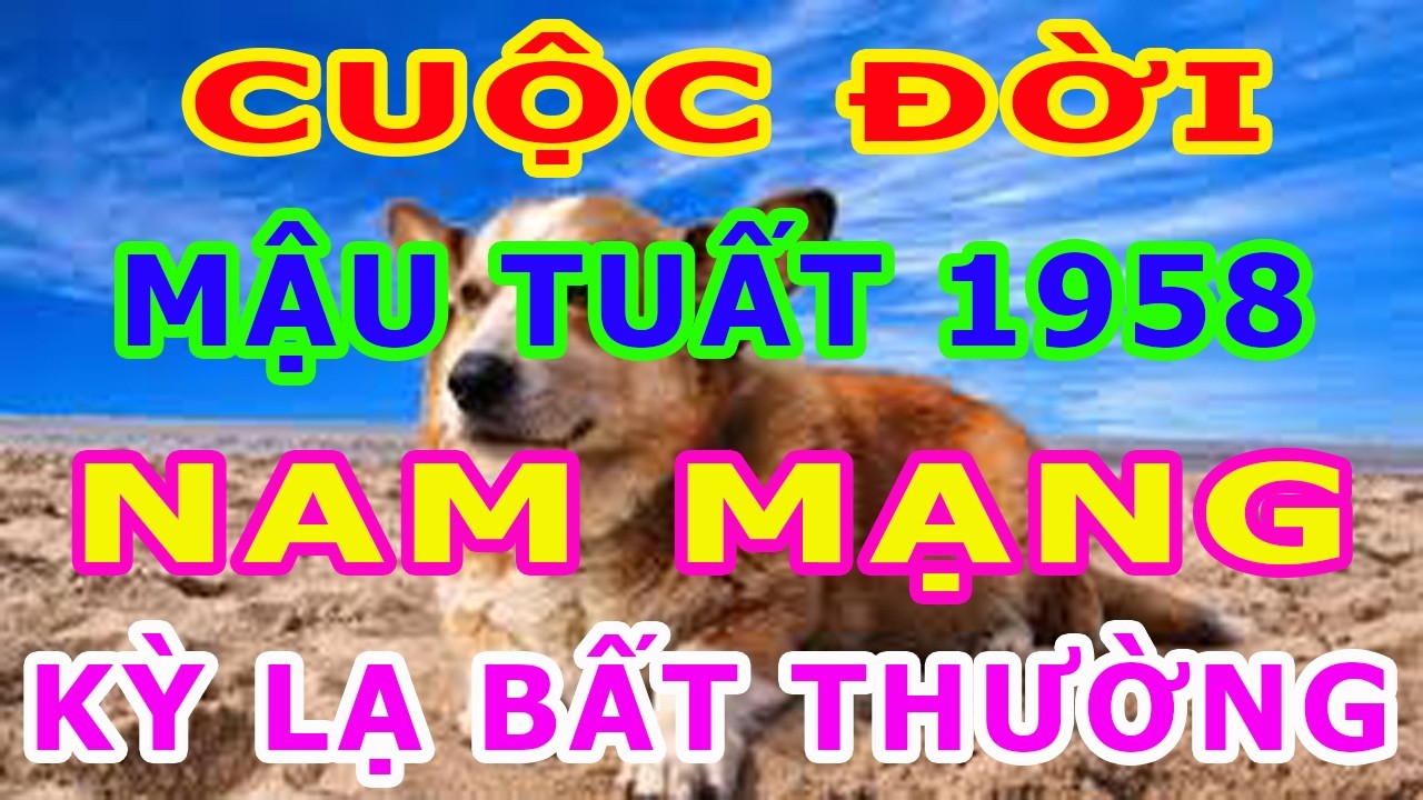 Tử Vi Trọn Đời Nam Mạng Tuổi Mậu Tuất 1958 Năm 2026,  Một Cuộc Đời Kỳ Lạ