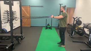 Standing Crossover Band Reverse Fly