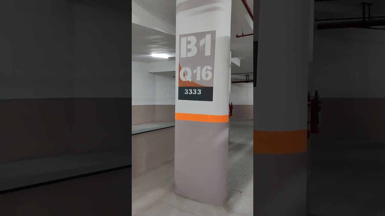 High Rise Apartment Buildings - Car Parking Columns & Signages.