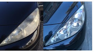 Cómo devolverle la transparencia a los faros del coche / Cómo pulir los faros del coche -modo casero