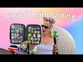 AMAZING Day of Pin Trading at Walt Disney World | EPCOT Pin Trading