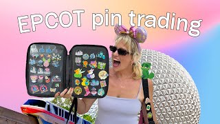 AMAZING Day of Pin Trading at Walt Disney World | EPCOT Pin Trading