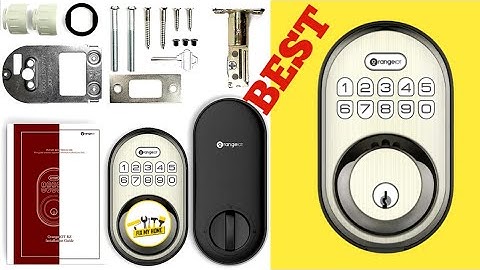 Install & program OrangeIot Electronic Keypad Door Lock (Step by Step)