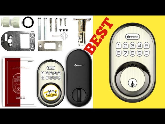 How to install & Program OrangeIOT RZ-A Keypad Deadbolt Door Lock