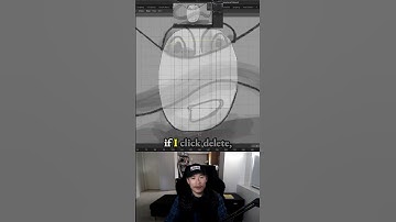 Difference between dissolving & deleting vertices, edges, faces in Blender - 1.4: The Nosestache Guy