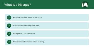 Mosque presentation in english