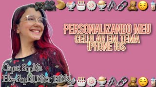 •-- personalizando meu celular em iPhone Laucher! hi soft sophi.  ♡ screenshot 2