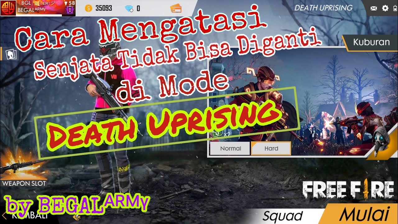 Cara Mengganti Senjata Di Death Uprising Free Fire Indonesia