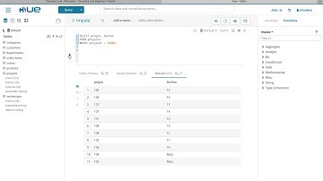 Impala SQL -  Lecture 3