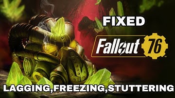 How To Fix Fallout 76 Lagging, Freezing, Stuttering issue or Low FPS Drop Error #fallout76