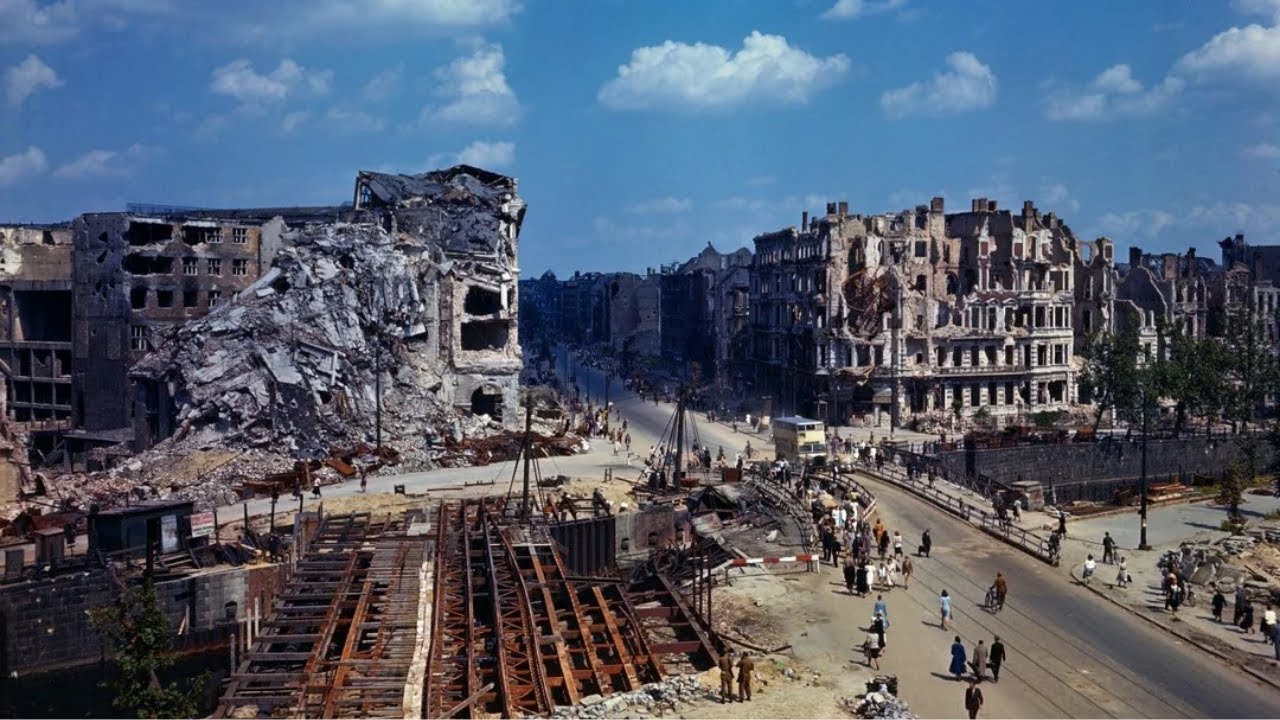 Berlin in Ruins - 1945 | Colorized 4K Restoration