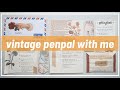 🥧 Penpal with me Vintage theme