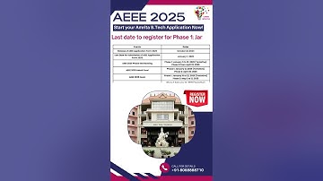 AEEE Exam 2025 Application Form Out ✅ | Step by Step Process | Amrita AEEE 2025 | Amrita University