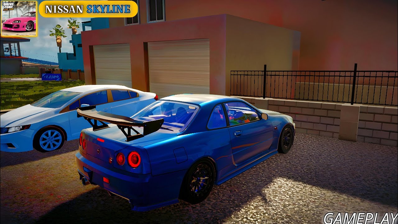 Nissan Skyline R34 HD Gameplay 😱 | Drive Zone Online - YouTube