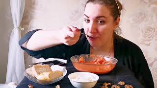 Борщ! Мукбанг / ответы на вопросы / MUKBANG / не ASMR