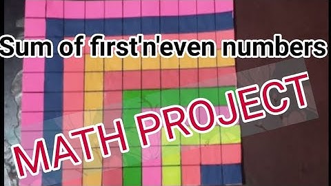 Sum of first 