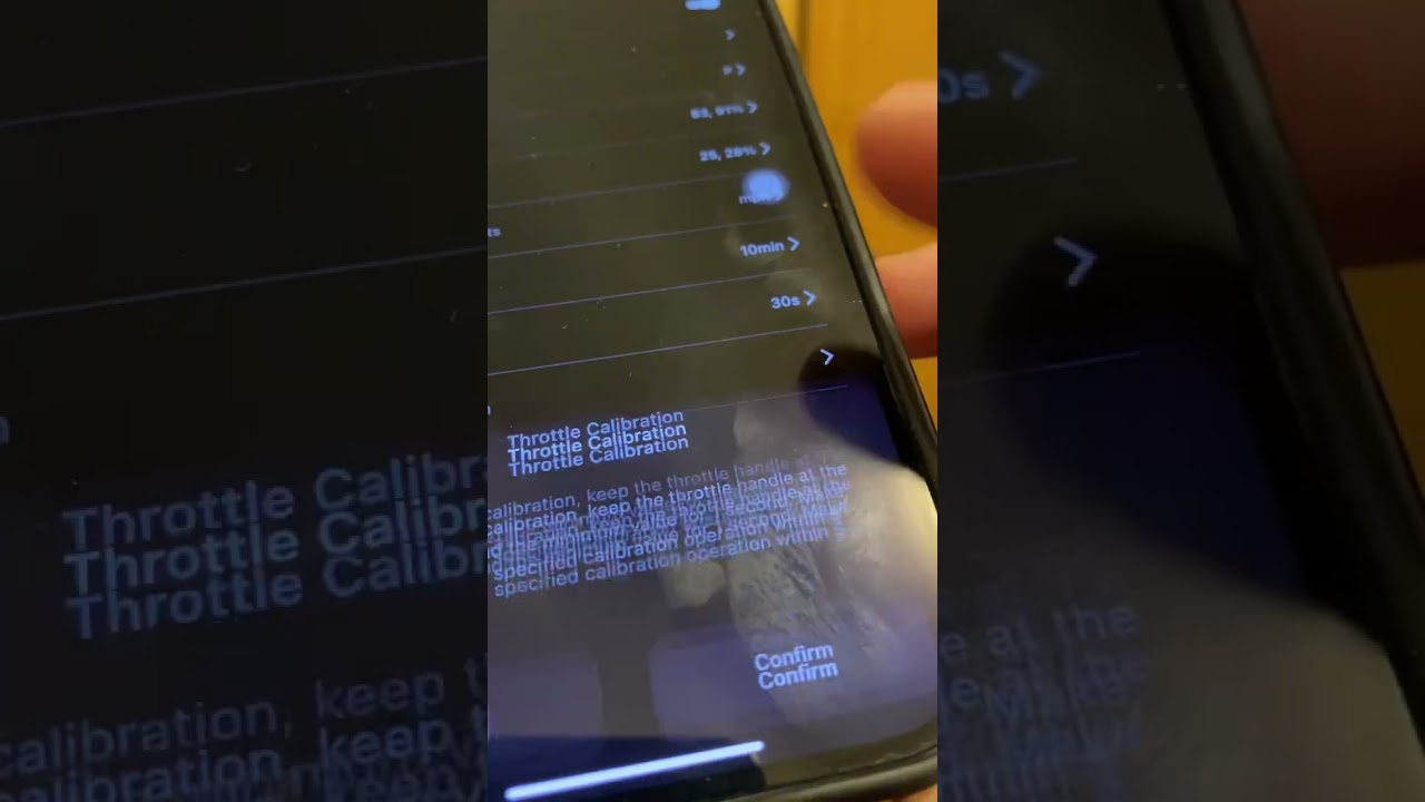 INMOTION RS Vehicle Throttle Calibration 
