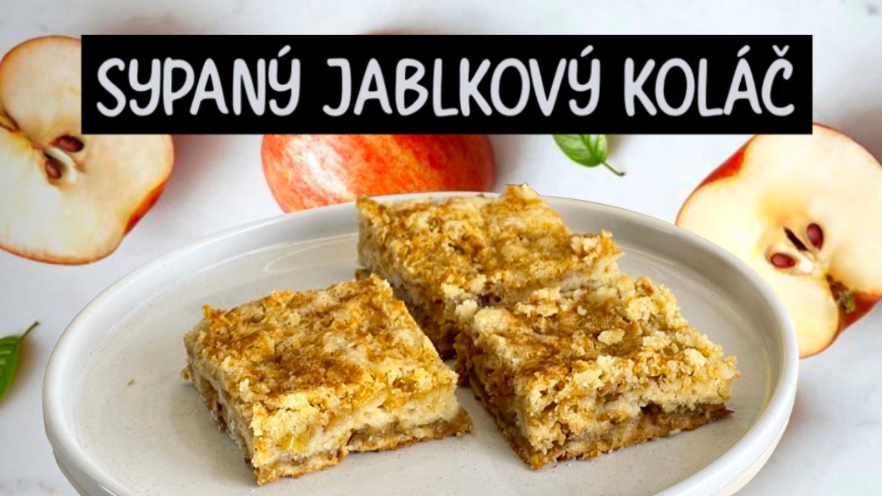 Sypaný koláč s 🍎