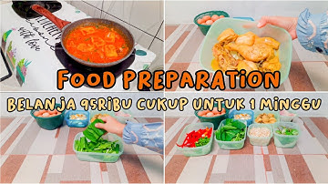 FOOD PREPARATION | Belanja Mingguan Hemat