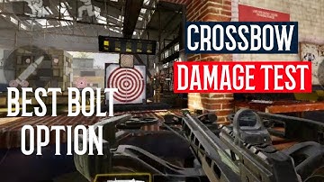 BEST BOLT OPTION FOR CROSSBOW || CROSSBOW DAMAGE TEST || COD MOBILE