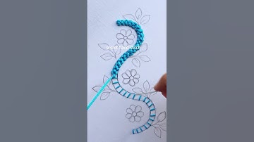 easy border #shortvideo #trending #embroidery #viralvideo #viralshort #trendingshorts #stitch