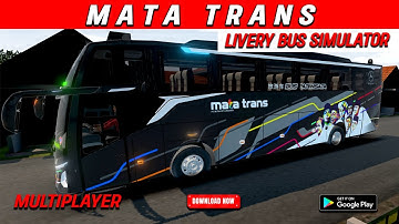 BUS SIMULATOR X MULTIPLAYER - Livery Bus MATA TRANS [JetBus 5]