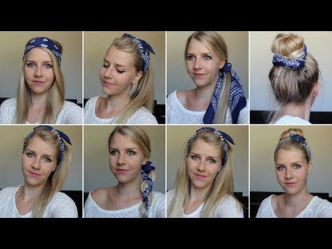 bandana femme cheveux