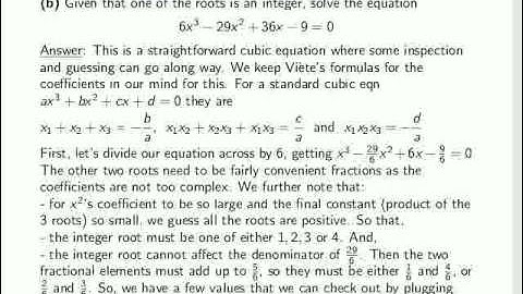 Solution to Q1, Paper 1 of Leaving Cert Maths Higher 2008