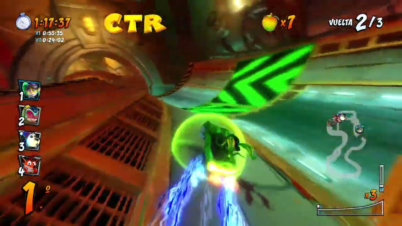 Crash™ Team Racing Nitro-Fueled_monedas CTR pista cloaca