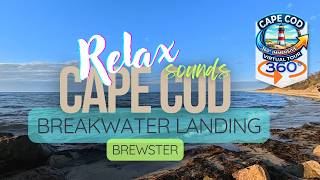 360° Break Water Landing - Orleans, MA  | Relaxing ASMR Cape Cod Beach [4k]