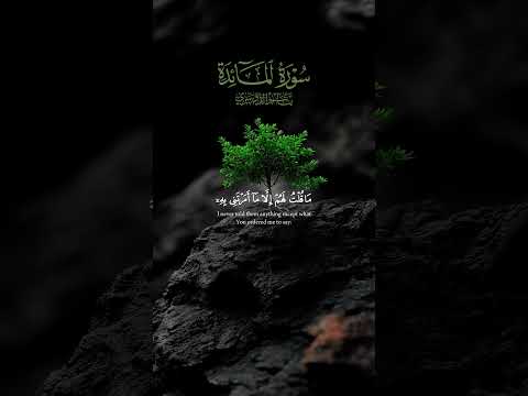 وإذ قال الله يا عيسي ابن مريم كروما خلفية سوداء ياسر الدوسري قرآن شاشة سوداء قرآن