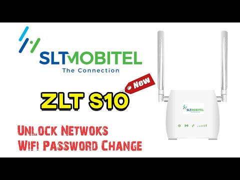 SLTMobitel S10/S20 4G Router - Unlock All Networks and WIFI Password Change